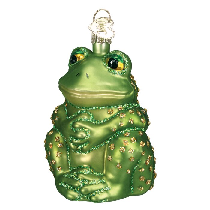 sitting frog figurine